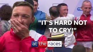 FRANKIE DETTORI bids EMOTIONAL farewell to Deauville after landing Group 1 in final race [upl. by Kir]