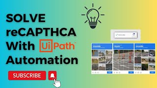 reCaptcha Solution With Automation UiPath [upl. by Elmer]