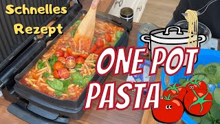 One Pot Pasta im OptiGrill in der Backschale [upl. by Merta]