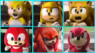 Sonic The Hedgehog Movie  Super Sonic vs Knuckles Uh Meow All Designs Compilation [upl. by Miof Mela]