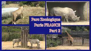 Paris Zoological Park FRANCE Parc Zoologique de Paris vincennesbest park [upl. by Ayn]