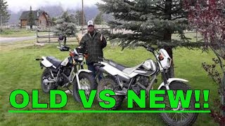 Yamaha TW200 Comparison Old vs New [upl. by Tabby]