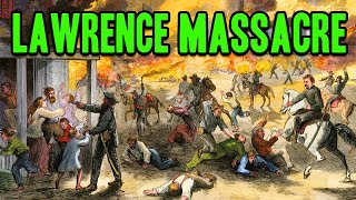 Lawrence Massacre 1863 Most BRUTAL Civil War SLAUGHTER [upl. by Eilesor109]