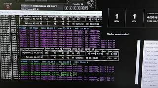 NBMiner version 401  ETHASH Mining Zotac RTX 3060 ti LHR Hynix memory Nicehash up to 45 MHs [upl. by Abercromby]