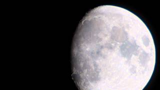 Sony a7s Almost Full Moon 2600mm Lens [upl. by Komara]