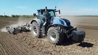 New Holland T7340 HD demó [upl. by Annehsat]