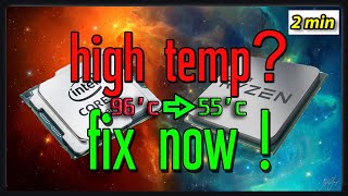 ✔️how to FIX your PC high temperatures  overheating CPUGPU when gaming complete guide [upl. by Ym]