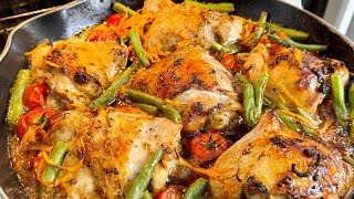 Easy Balsamic Chicken Thighs  FlavorPacked Dinner [upl. by Notwen]