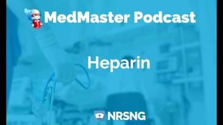 Heparin Nursing Considerations Side Effects and Mechanism of Action Pharmacology for Nurses [upl. by Lozar787]