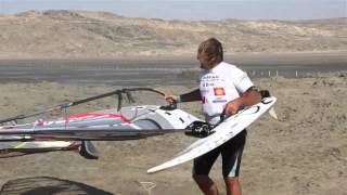 Record du Monde de vitesse en windsurf pour Antoine Albeau  5205 noeuds à Luderitz Namibie [upl. by Mosera350]