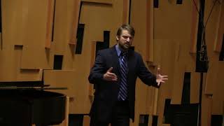 Justin Birchell  Lyric Baritone  LUltima Canzone UCLA Junior Recital 2018 [upl. by Artie]