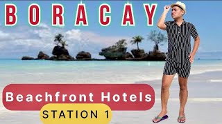 BORACAY Beachfront Hotels STATION 1 [upl. by Isabelita521]