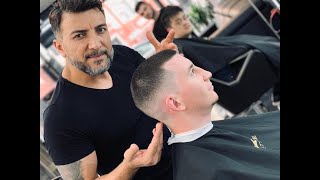 الكوافيرحسنknippen haarverf highlights weareback utrecht👍barberlessons [upl. by Phillip]