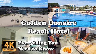 Golden Donaire Beach hotel Tarragona Spain Everything You Need to Know in 4K [upl. by Annawt835]