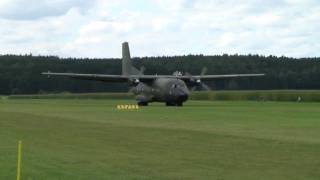 Tannkosh 2011  Flugplatz Tannheim  Transall Abflug [upl. by Odlo]