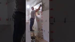 Como instalar porcelanato de 120x60 no banheiro [upl. by Eahsel]