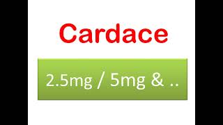 Cardace 25mg  5mg [upl. by Roybn621]