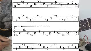 Rammstein  Seemann Bass Cover  Tabs [upl. by Kantor518]