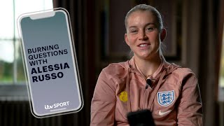 Burning Questions with Alessia Russo 🔥  Alessia Russo Answers Fan Questions  ITV Sport [upl. by Gilda]