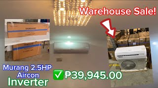 Fabriano Split Type AC  Warehouse SALE🏷️  Installation process and Fees [upl. by Einre849]