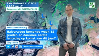 Voorjaarsvakantie zacht van start komende week 15 graden en eerste lentedag op komst van dit jaar [upl. by Sang]