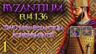 TWO New Byzantium Achievements Yes Please  Byzantium Lets Play  EU4 136  Part 1 [upl. by Attelrac259]