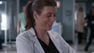 Stefania Spampinato as Carina Deluca on Greys Anatomy 19x11 p3 [upl. by Arbe]