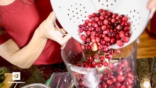 Homemade Cranberry Sauce Recipe  Kathleen Tesori [upl. by Owena]