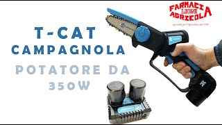 T CAT mini potatore a batteria campagnola caratteristiche recensione [upl. by Darrel]