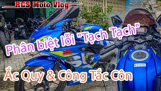 GSX R150  ĐỘ ĐÈN TRỢ SÁNG LẮP CHỐNG ĐỔ  Nhầm Lẫn Lỗi Hết Bình amp Lỗi Công Tắc Côn Trên Xe GSX [upl. by Namwob]