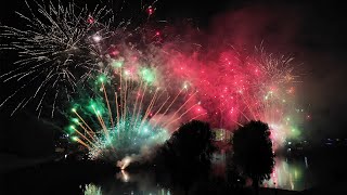 Feuerwerk EM 2024 Fan Fest Olympiapark München presented by Antenne Bayern [upl. by Terrab940]