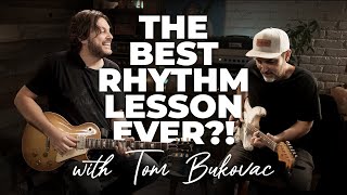 Nashville Session Guitarist Tom Bukovac Teaches One Of The Best Rhythm Guitar Lessons Ive Ever Seen [upl. by Riddle]