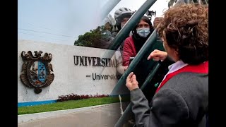 San Marcos Universitarios no dejaron ingresar a Susel Paredes pese a brindarles apoyo [upl. by Klapp473]