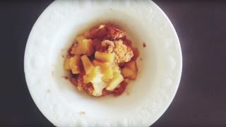 Recette enfant crumble aux pommes  Latelier de Juliette [upl. by Emmey143]