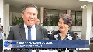 Sempat Tertunda Ferdinand Djeki Dumais Akhirnya Dilantik Anggota DPRD Kota Manado [upl. by Kylander505]