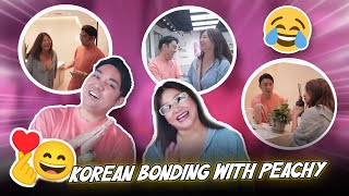 KOREAN BONDING WITH RUFA MAE QUINTO MATATAWA KA TALAGA KAY PEACHY  CHAD KINIS VLOGS [upl. by Yenetruoc]