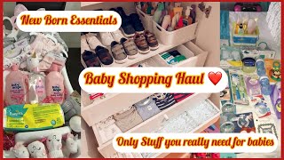 Newborn Baby Shopping Haul  Newborn Baby Essentials  New Moms Shopping Guide [upl. by Esinal193]