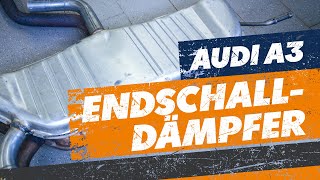 Endschalldämpfer wechseln  Audi A3 Anleitung [upl. by Bevon9]