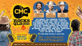 CMC Rocks QLD 2025 with Cody Johnson Jon Pardi Thomas Rhett amp More [upl. by Mulvihill629]