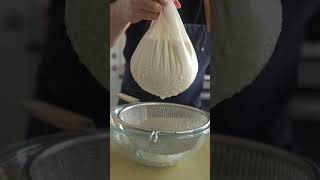 This Is How To Turn Yogurt Into Cheese Labneh Recipe [upl. by Esilrac]