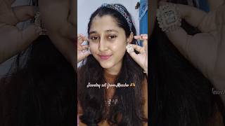 Jewelry set from meesho just for Rs 170🫶 youtubeindia meeshofinds review [upl. by Atkinson406]