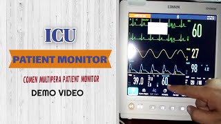 ICU Multipara Patient Monitor  Comen STAR8000 Patient multipara monitor Demo video [upl. by Camey]