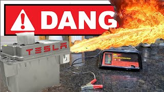 Tesla Battery Kitchen Explosion [upl. by Tammy]