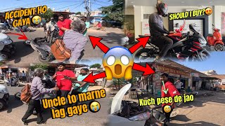 Live Accident 🥵 Caught On My Go Pro  Road Rage 🤬  Aprilia Lenge Ab 😍 [upl. by Bradan]