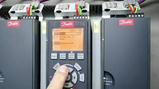 How to change display of danfoss Vfd to show RPM AMPERE POWER KW HZ OR FREQUENCY AND REFERENCE [upl. by Zoha]