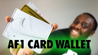 Air Force 1 Icon Card Wallet Review QuickSchopes 681 Schopes HF3716 715 176 013 White Black Wheat [upl. by Byran]