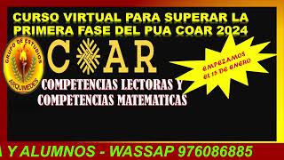 🟥🚨 PREPARACION COAR 2024  PARA LA PRUEBA COGNITIVA [upl. by Sotos]