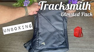 Tracksmith Olmsted Pack  unboxing [upl. by Yrocej]