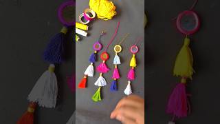 Easy DIY Latkan Making Video with Tassels 🎉quot Neha Chaurasia shorts [upl. by Bik]