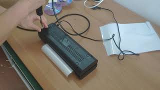 Ustech Master MVT 600 how to setup lamination film [upl. by Luby109]